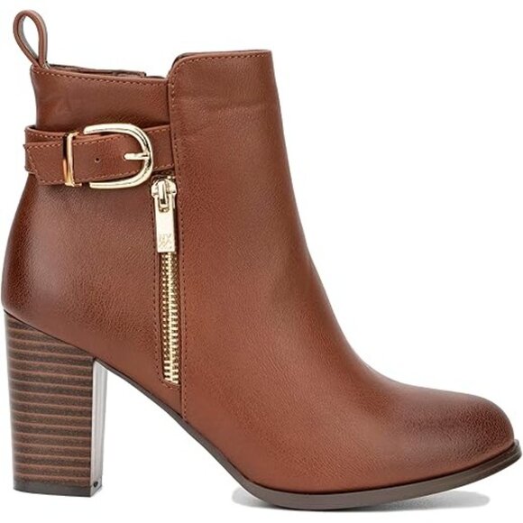 New York & Company Womens Angie Bootie Zip up Booties - Picture 2 of 5